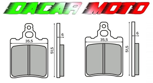 Pair rear brake - pair, of