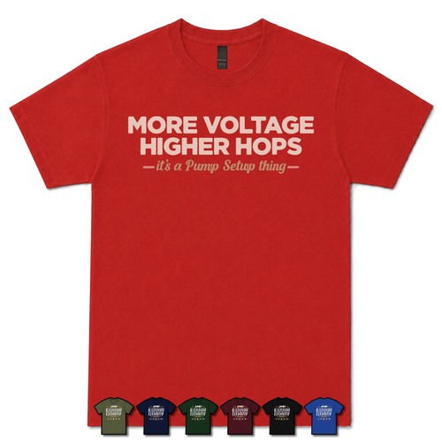 More voltage higher hops - more, voltage,