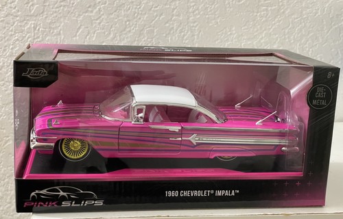 Jada pink slips 1960 chevrolet - pink,