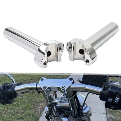Straight handlebar risers - 6.5",