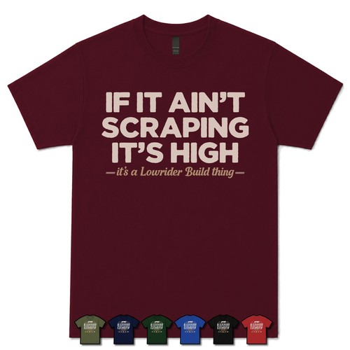 Ain scraping it - scraping,, it's