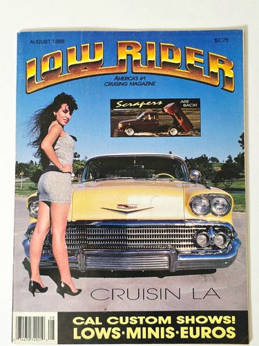 Lowrider magazine aug 1988 car - aug,