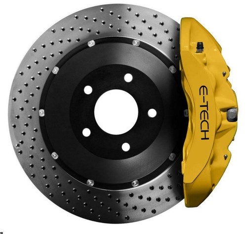 Yellow brake caliper - yellow,