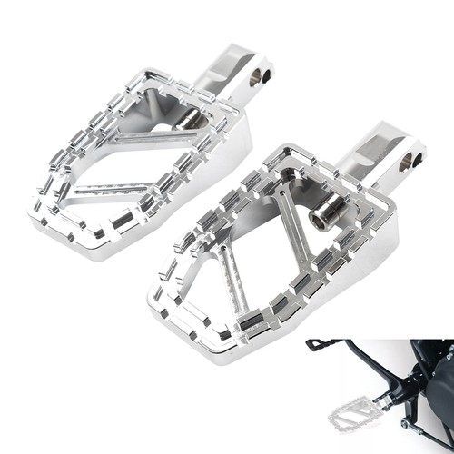 Chrome rear foot pegs - foot,