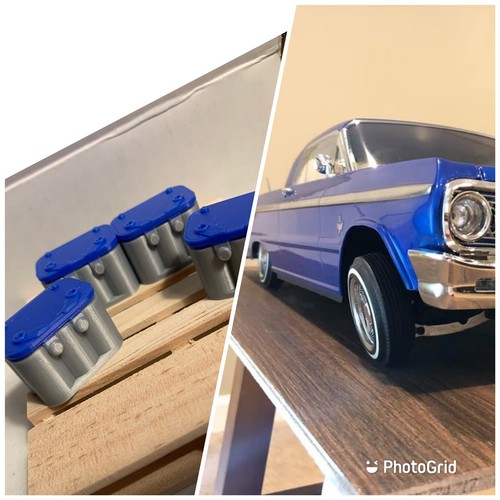 Scale blue optima battery - 1/10,