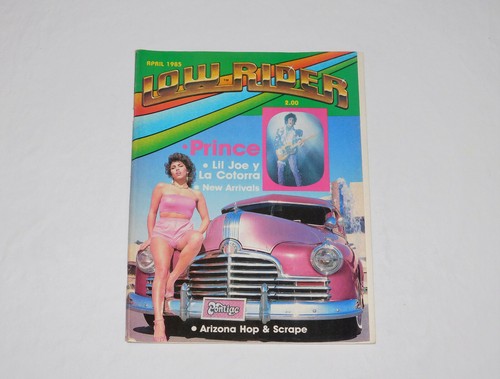Lowrider magazine april 1985 - magazine,