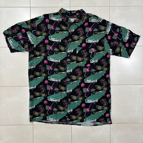 Vintage 100 rayon hawaiian - 100%,